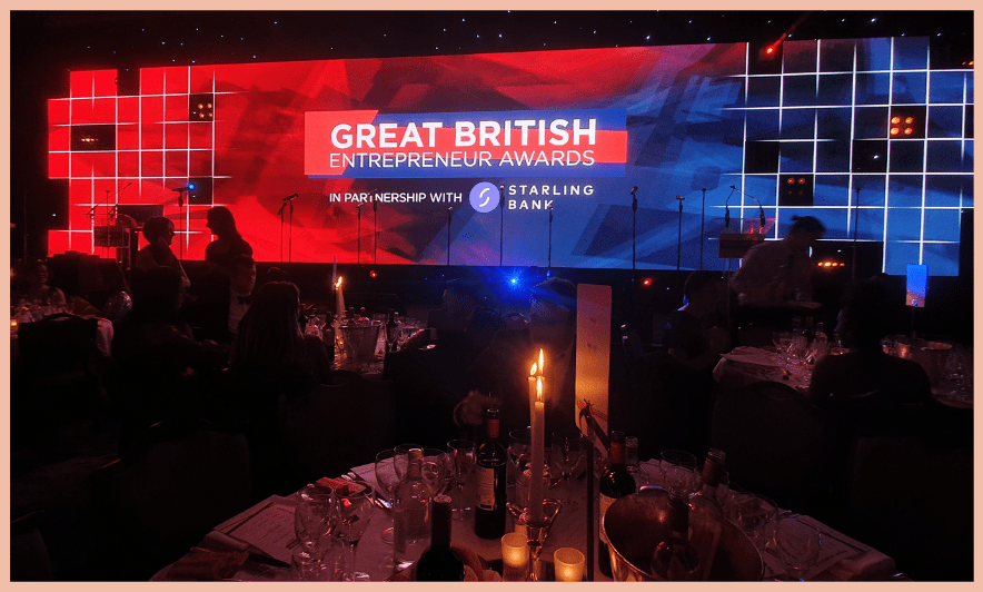 Who won at the 2021 Great British Entrepreneur Awards?